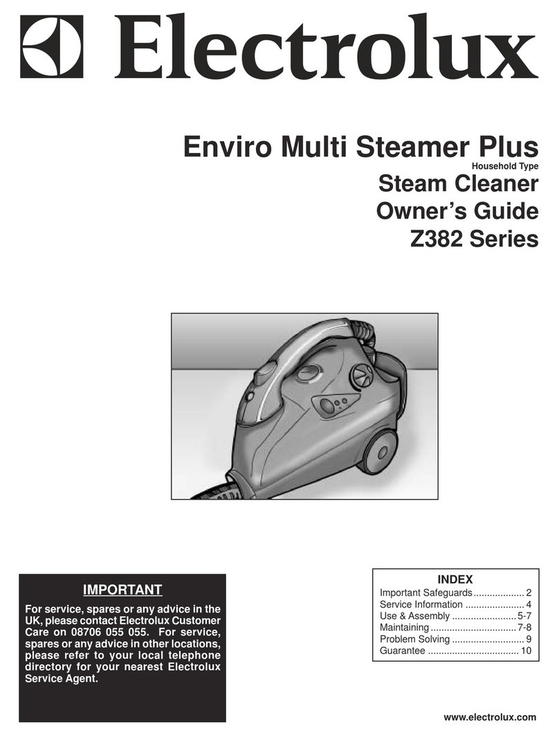 Electrolux Enviro Multi Steamer Plus Manuel utilisateur