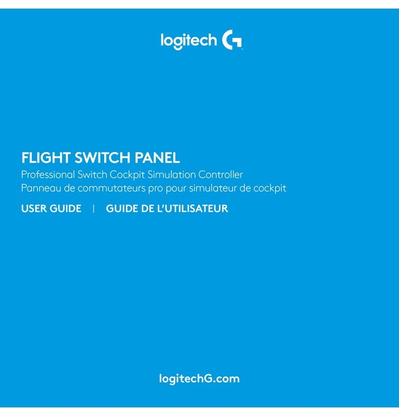 Logitech G FLIGHT SWITCH PANEL Manuel utilisateur