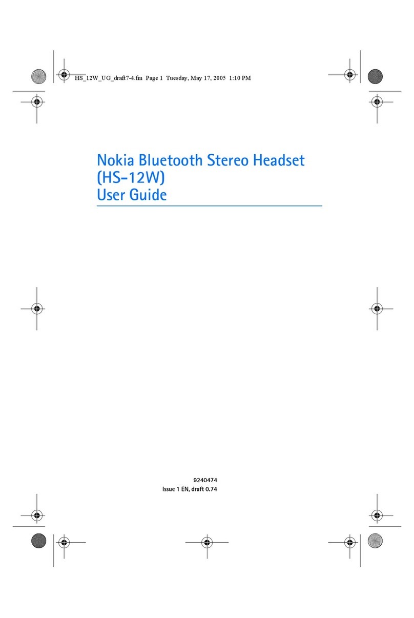 Nokia HS-12W Manuel utilisateur