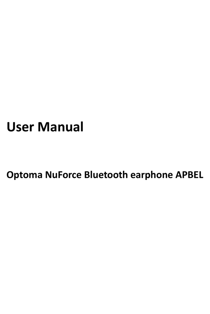 Optoma NuForce APBEL Manuel utilisateur