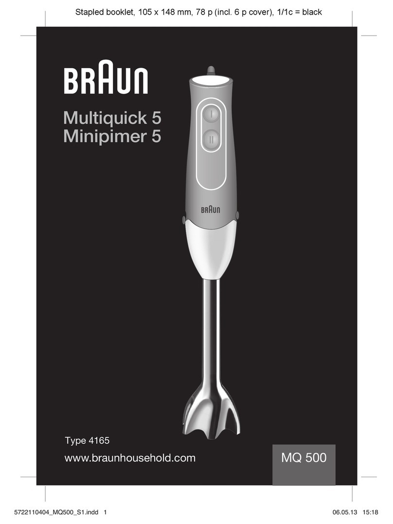 Braun Multiquick 5 Manuel utilisateur
