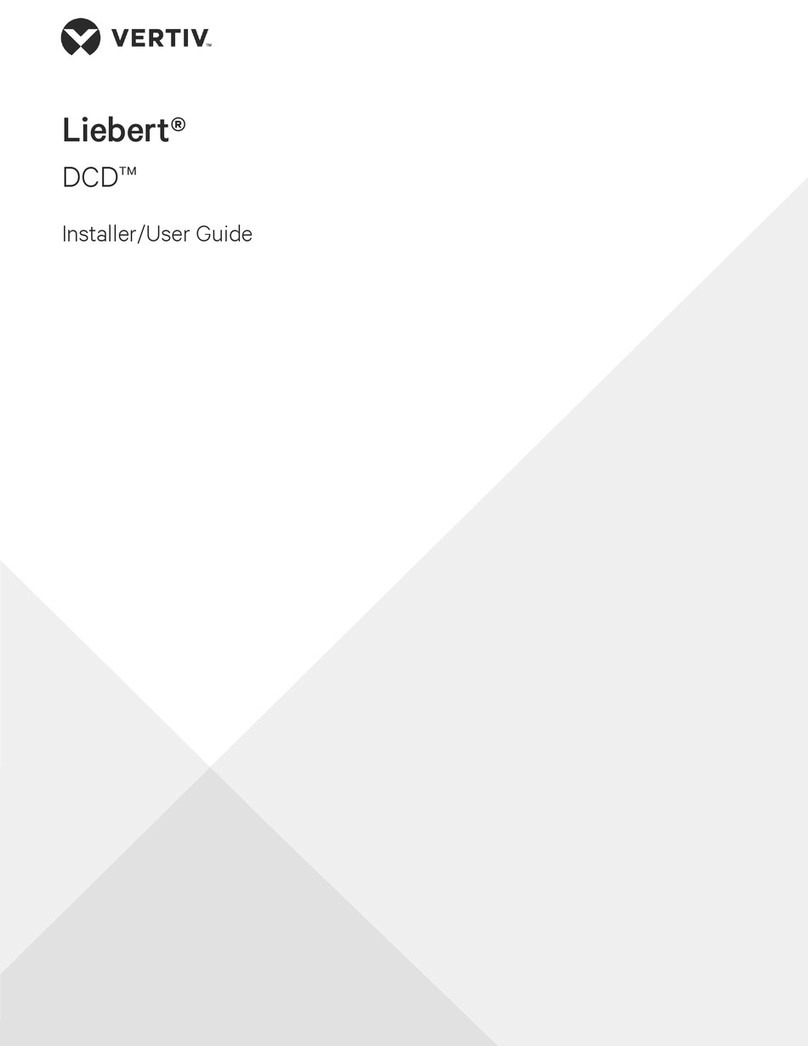 Vertiv Liebert DCD35 Instructions d'installation et d'entretien