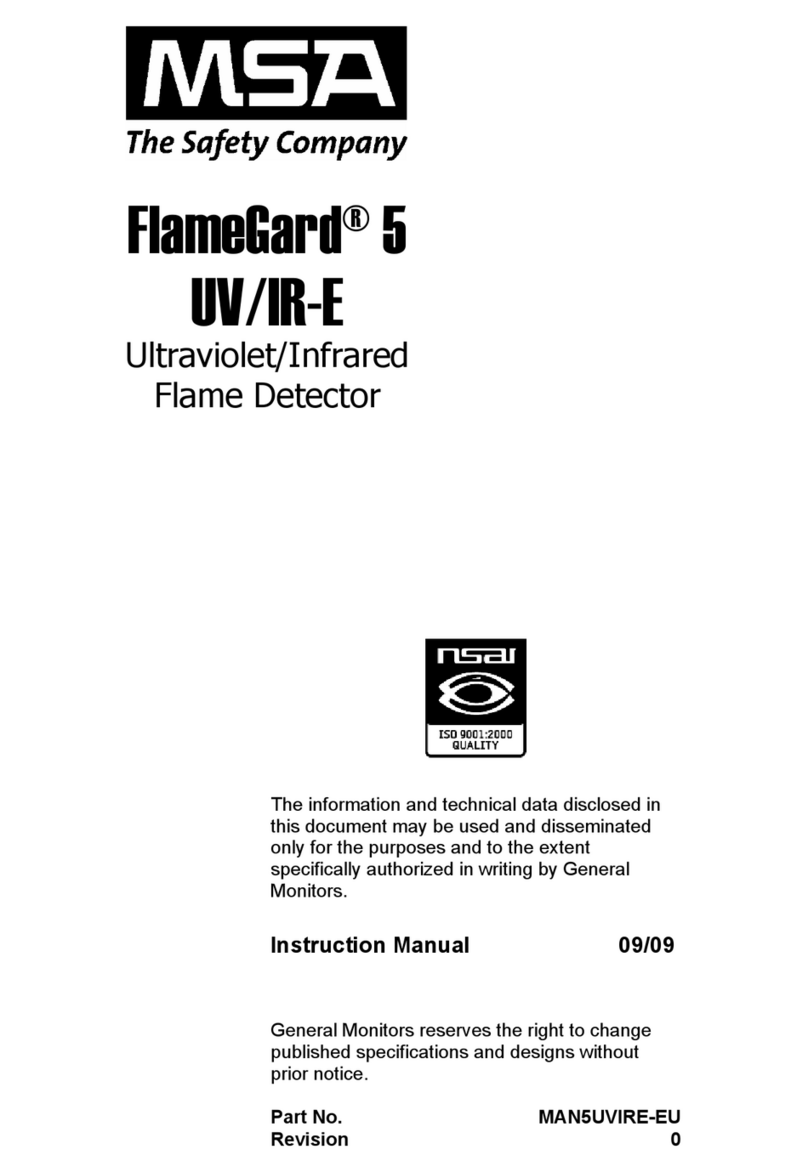 MSA FlameGard 5 UV/IR-E Manuel utilisateur