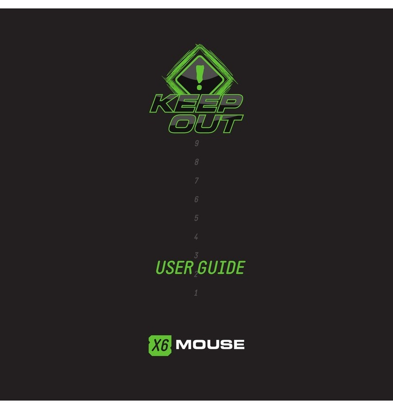 KeepOut X6 Manuel utilisateur