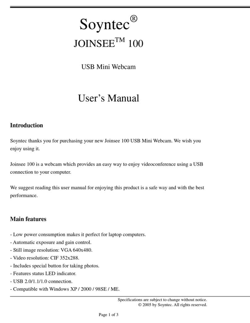 Soyntec Joinsee 100 Manuel utilisateur