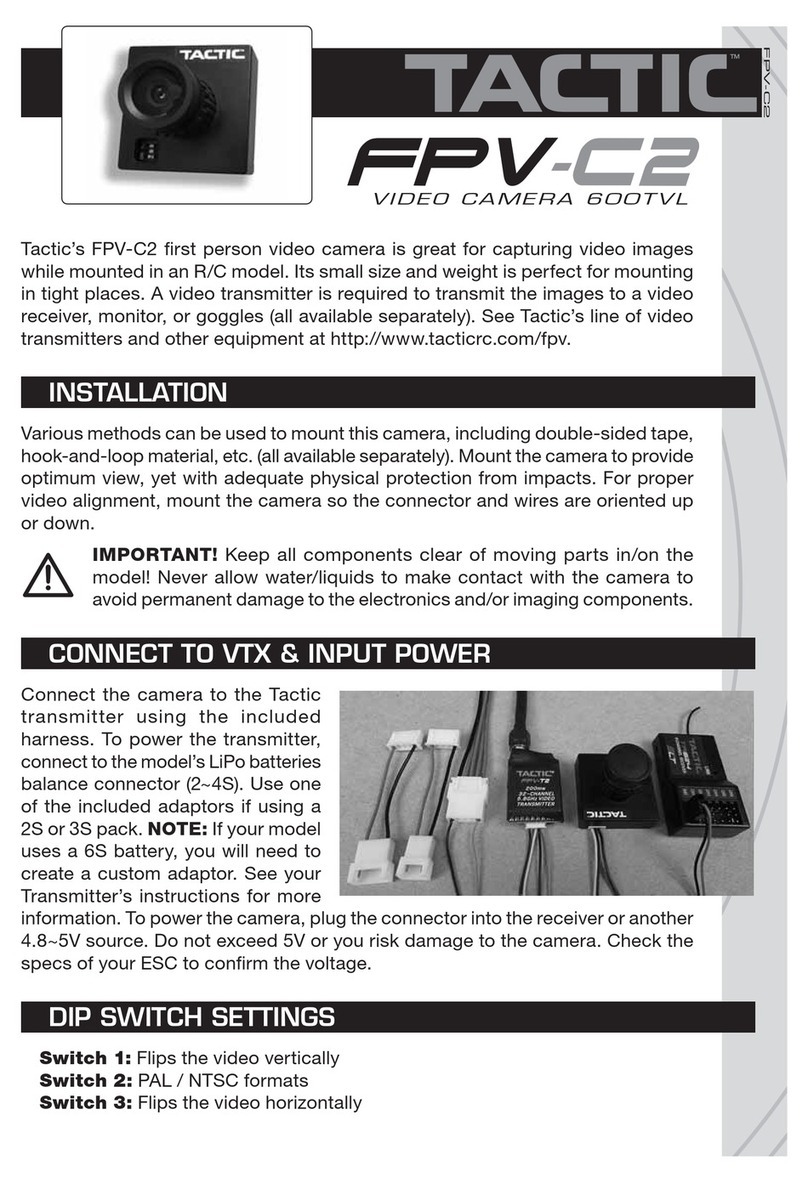 Tactic FPV-C2 Manuel utilisateur Tactic FPV-C2 Manuel utilisateur