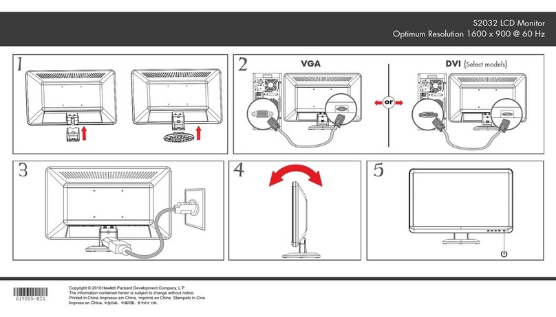 HP S2032 Manuel utilisateur HP S2032 Manuel utilisateur