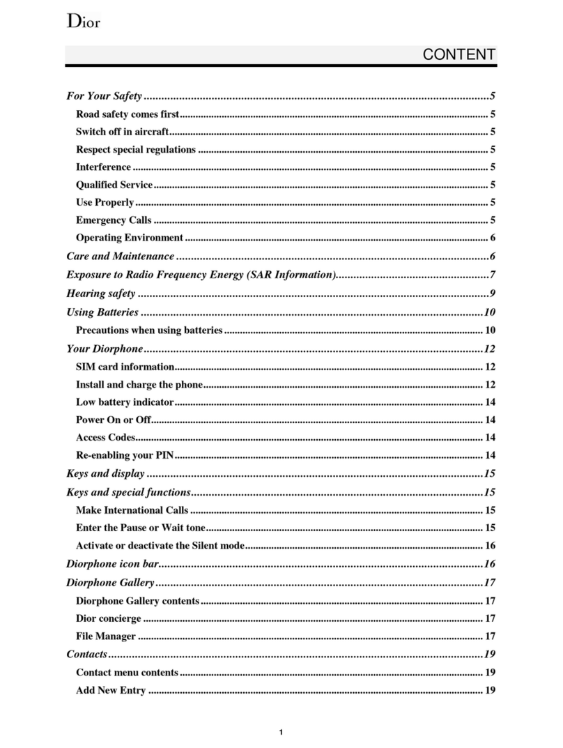 Luxuo Dior Manuel utilisateur