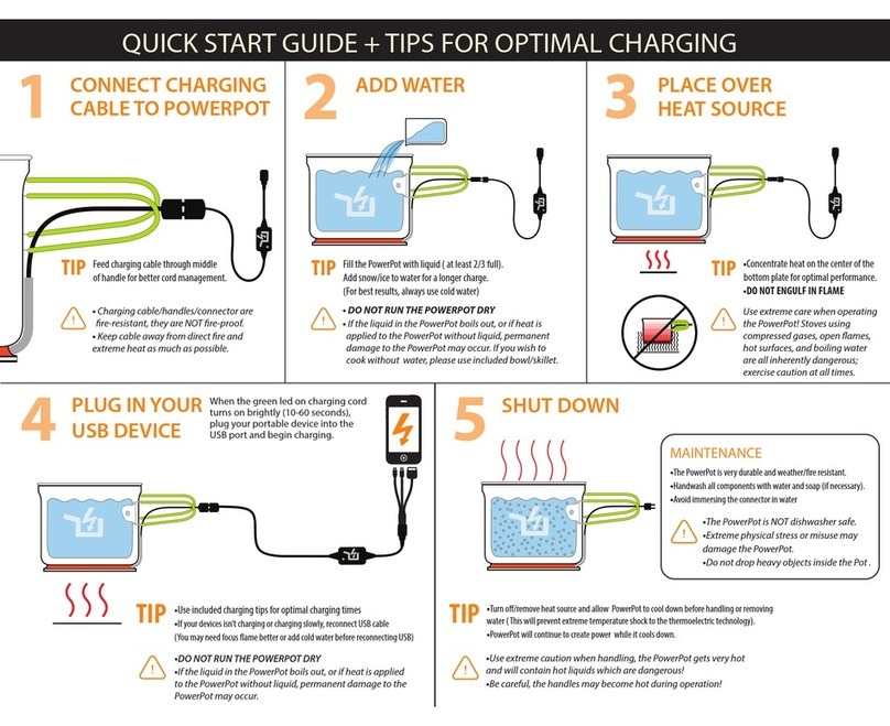 Power Practical PowerPot V Manuel utilisateur