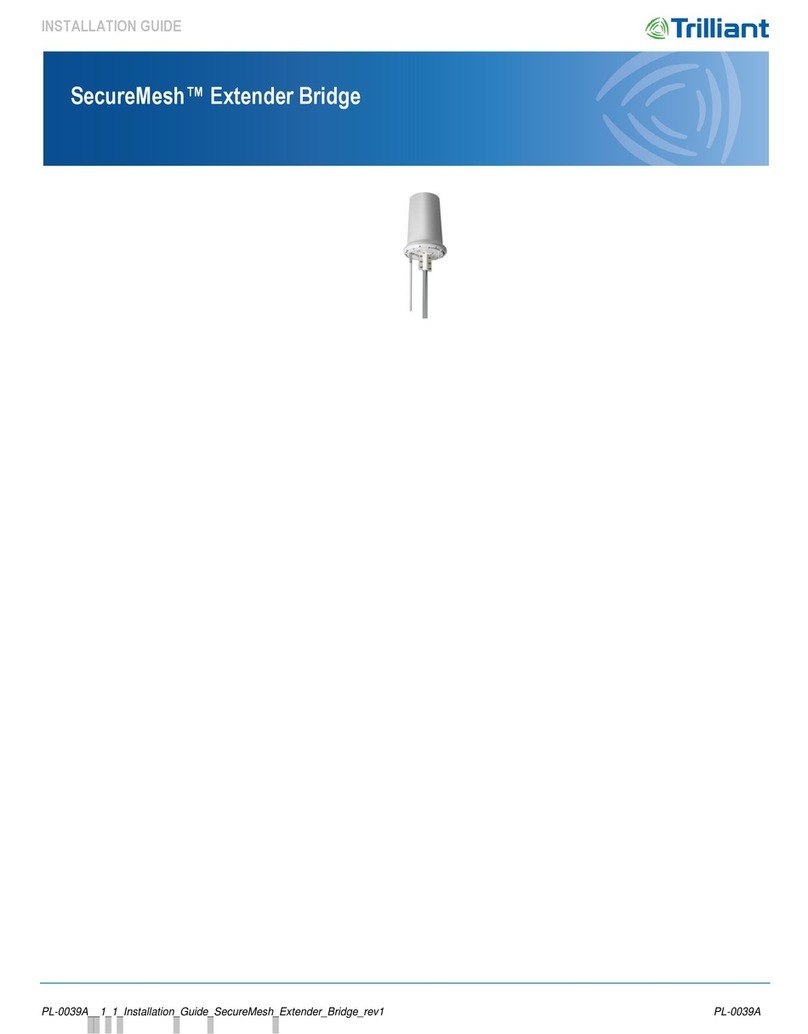 Trilliant SecureMesh Manuel utilisateur