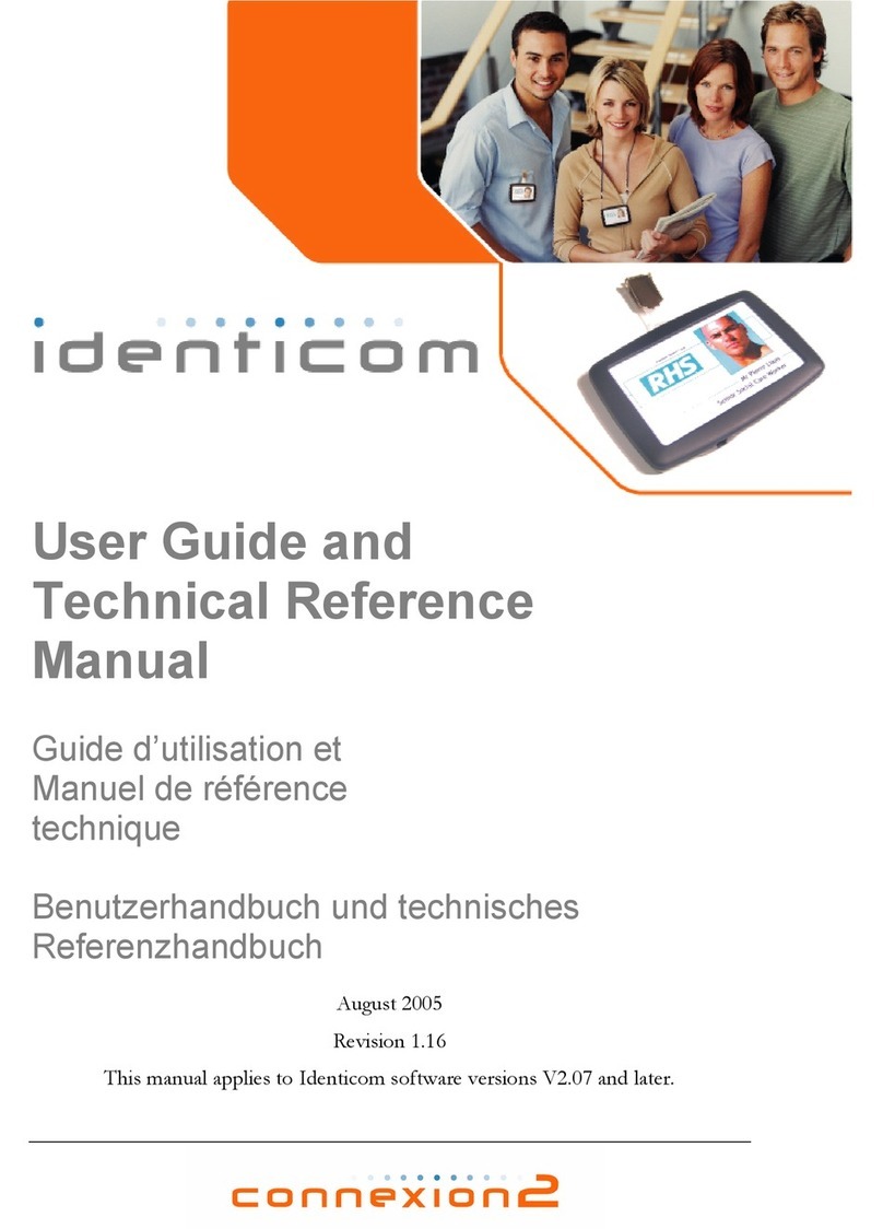 Connexion2 Identicom Manuel d'utilisation et d'entretien