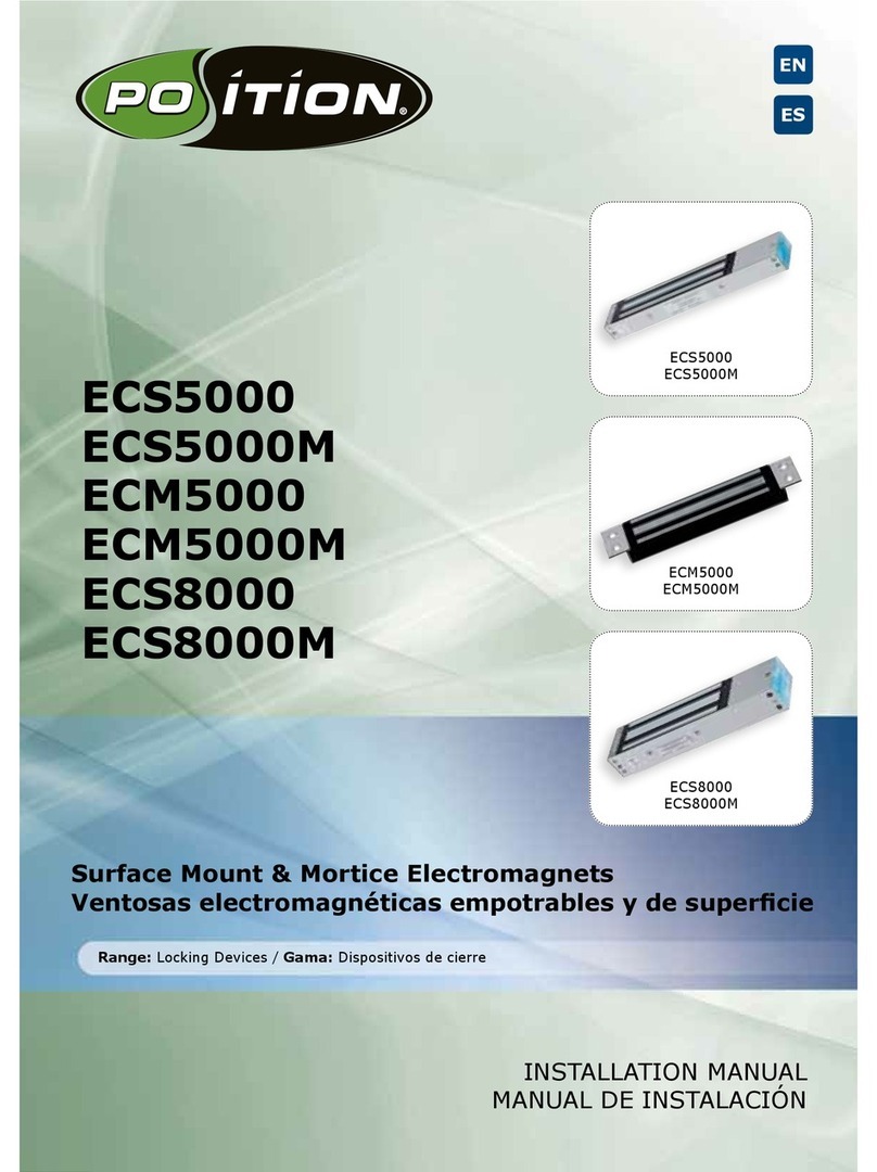 position ECS5000 Manuel utilisateur