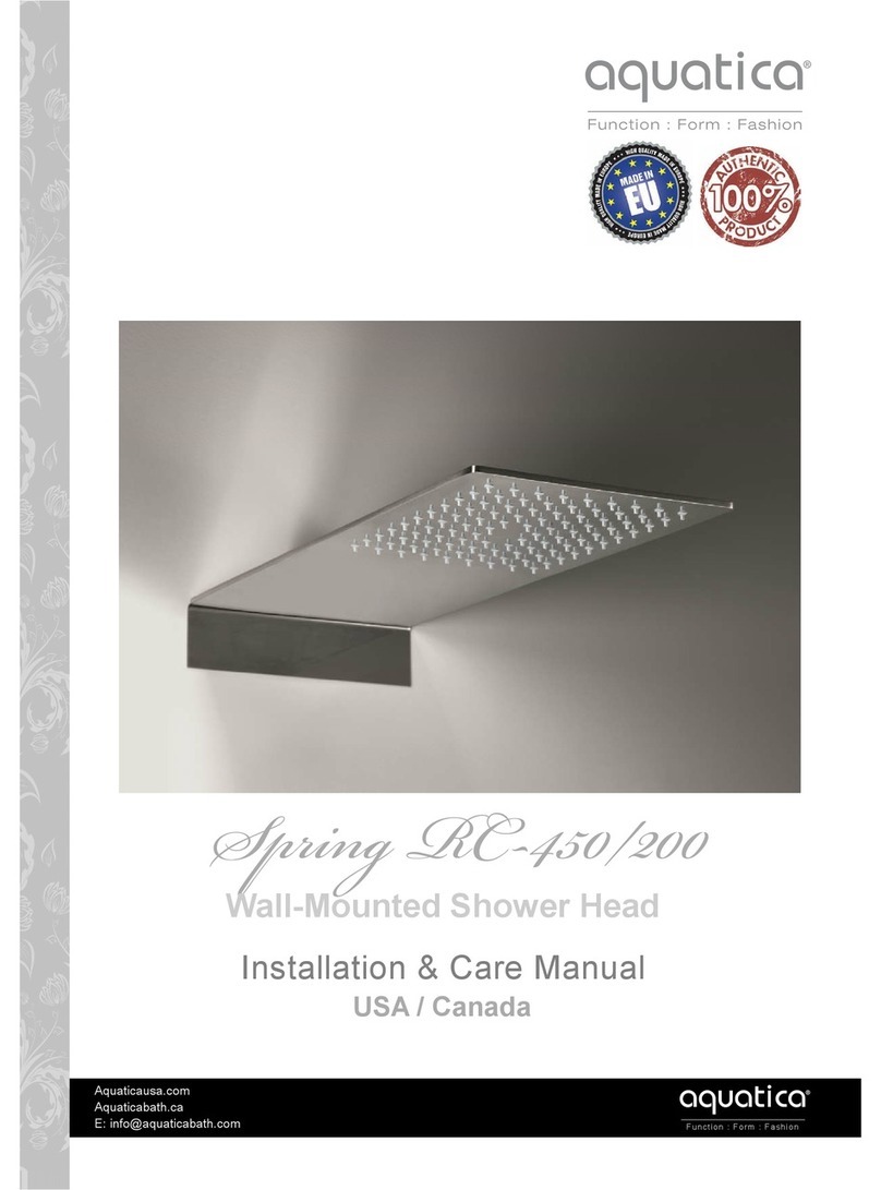 Aquatica Digital Spring RC-450/200 Manuel utilisateur Aquatica Digital Spring RC-450/200 Manuel utilisateur