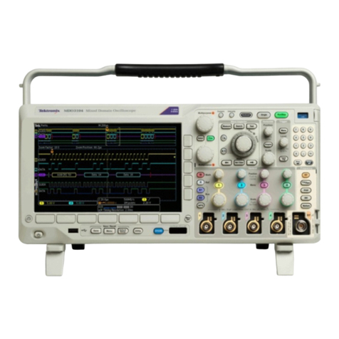 Tektronix MDO3104 Manuel