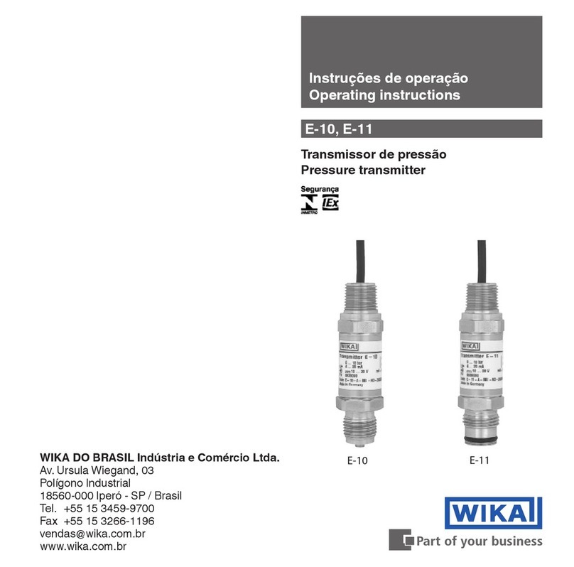 WIKA E-10 Manuel utilisateur