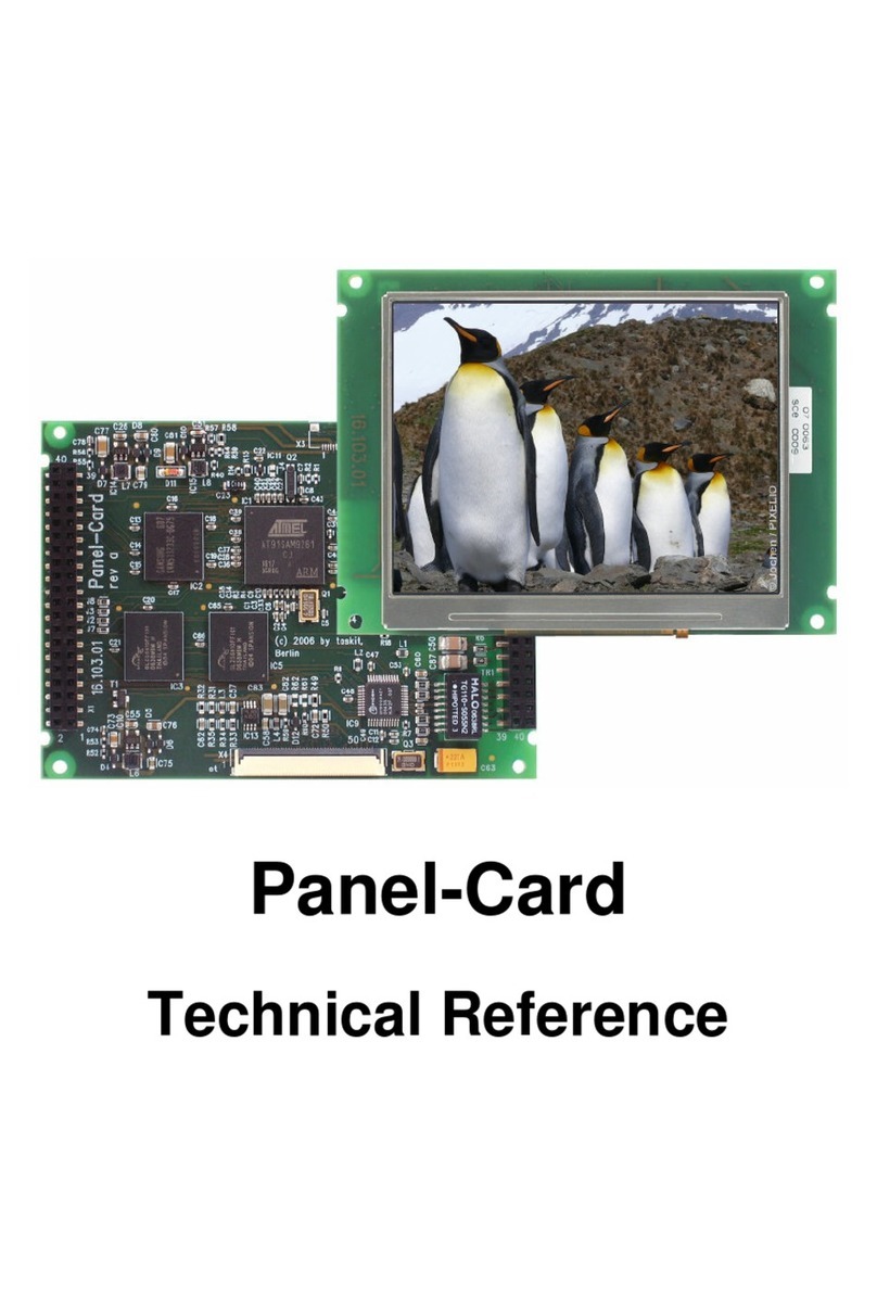 taskit Panel-Card Manuel d'utilisation et d'entretien