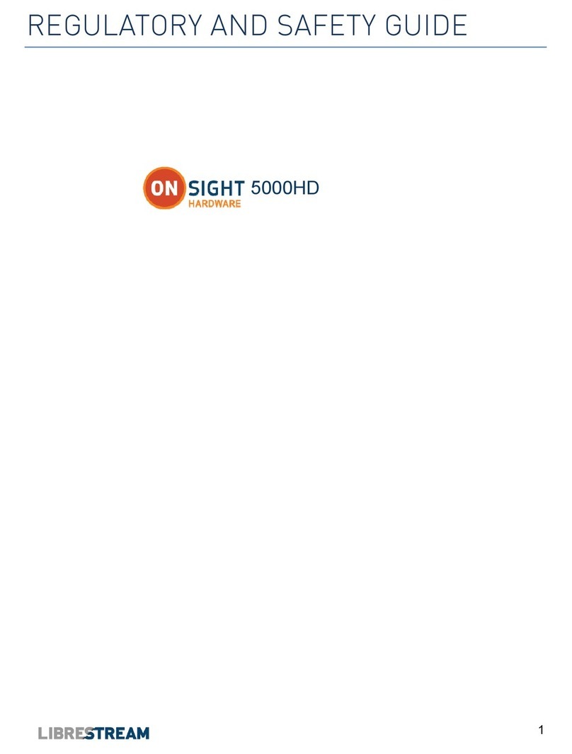 Librestream Onsight 5000HD Manuel utilisateur