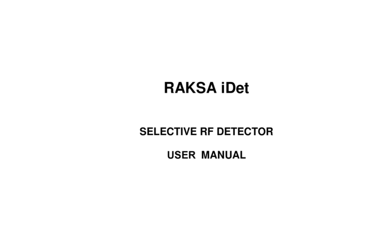 RAKSA iDet Manuel utilisateur