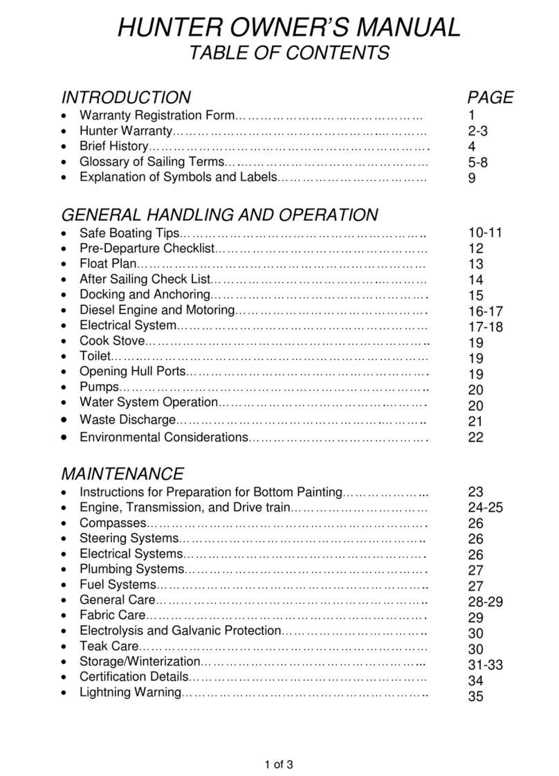 Hunter H426 Manuel utilisateur