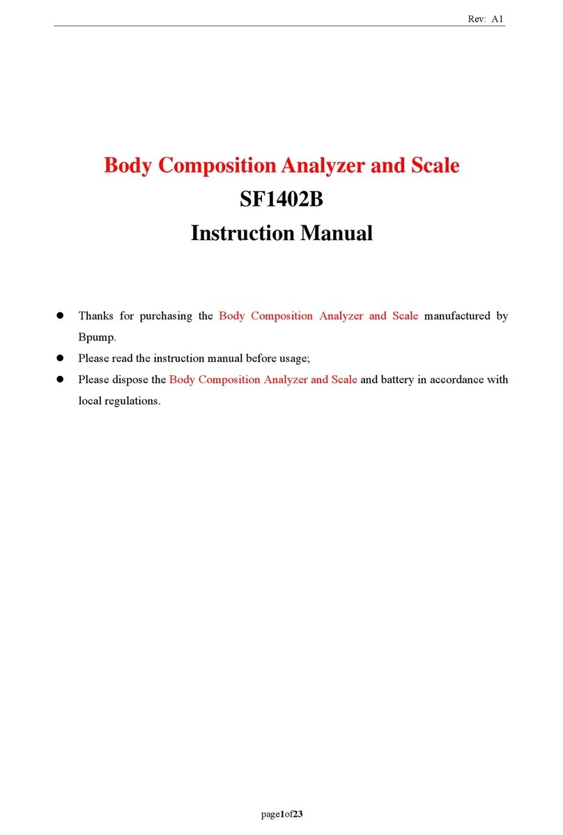 Pump Medical SF1402B Manuel utilisateur