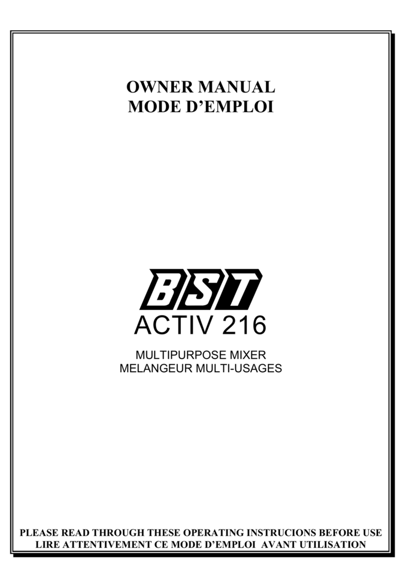 BST ACTIV 216 Manuel utilisateur
