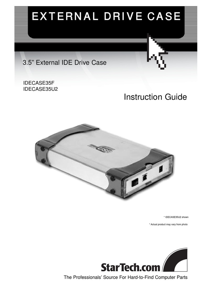 StarTech.com IDECASE35F Manuel