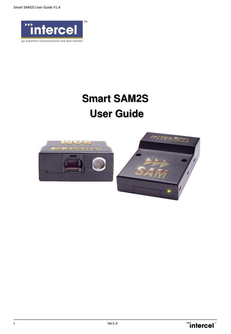 Intercel SMART SAM2S Manuel utilisateur Intercel SMART SAM2S Manuel utilisateur
