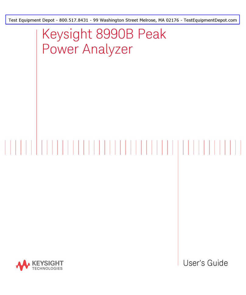 Keysight Technologies 8990B Manuel utilisateur