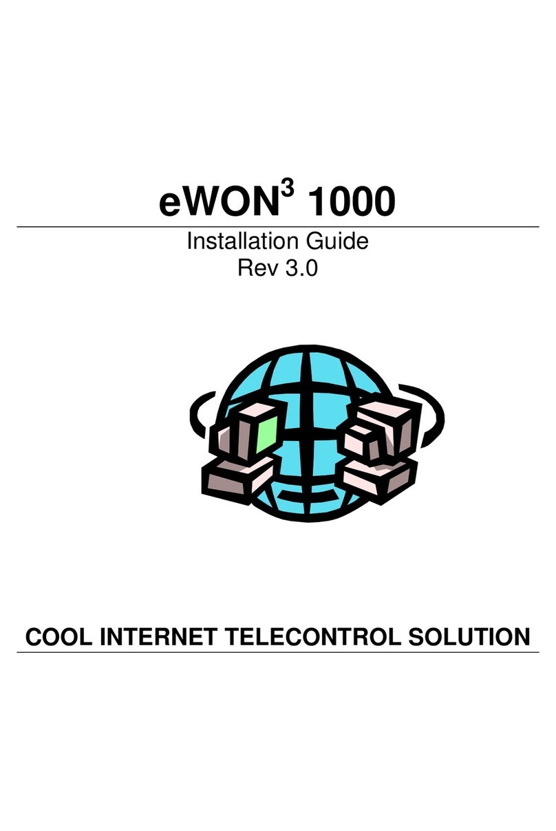 eWON 1000 Manuel utilisateur