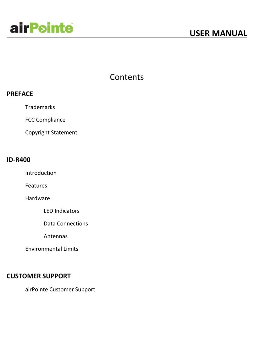 airPointe ID-R400 Manuel utilisateur