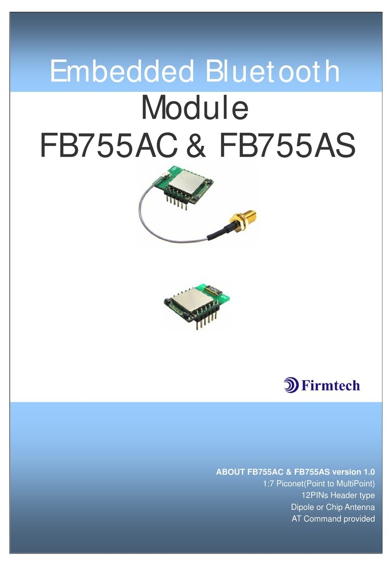 Firmtech FB755AC Manuel utilisateur