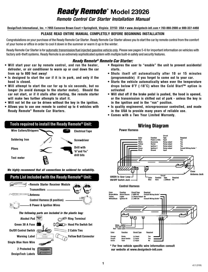 Ready Remote 23926 Manuel utilisateur