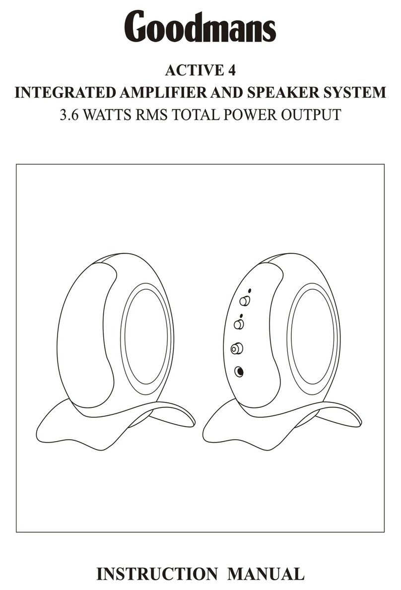 Goodmans ACTIVE 4 Manuel utilisateur