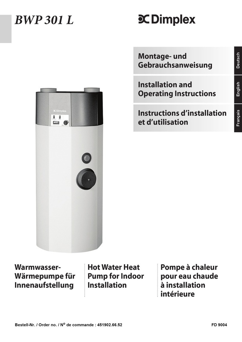 Dimplex BWP 301 L Manuel utilisateur