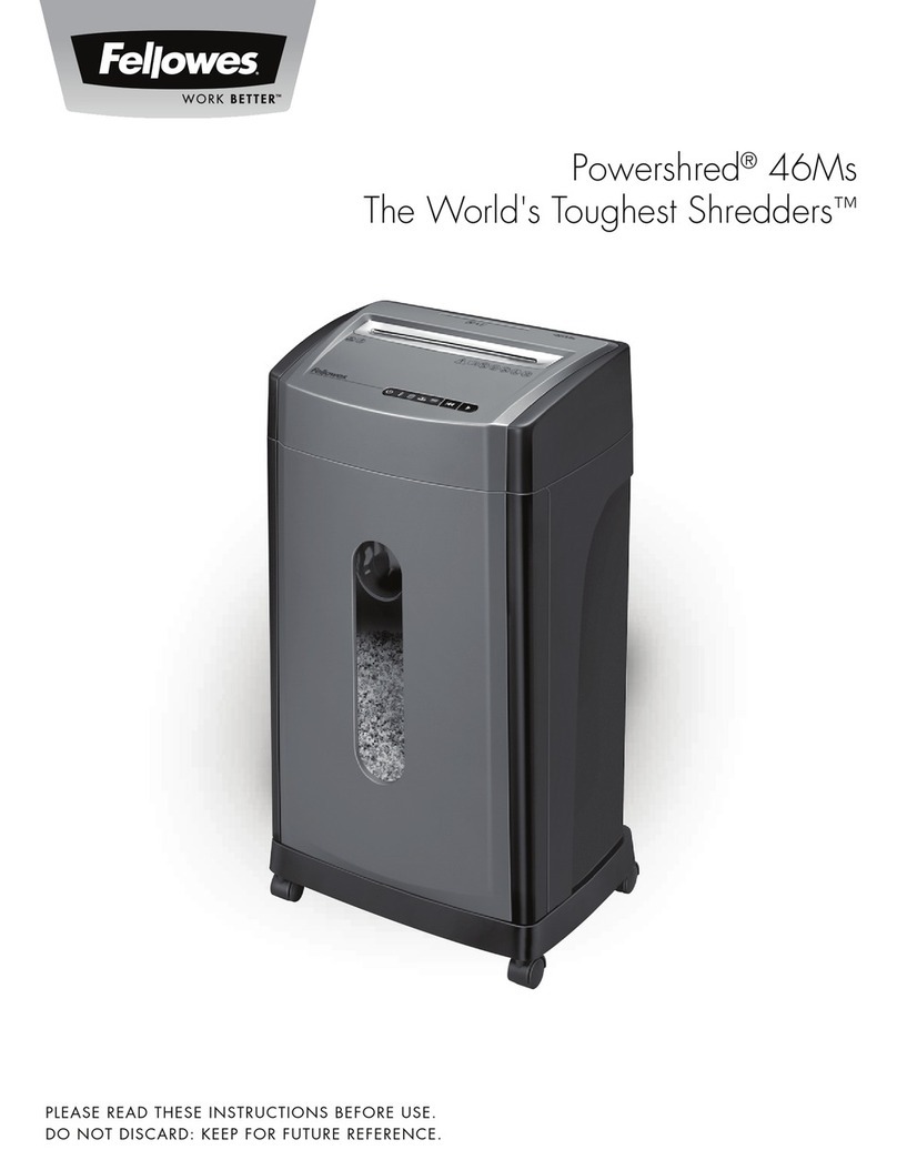 Fellowes Powershred 46Ms Manuel utilisateur