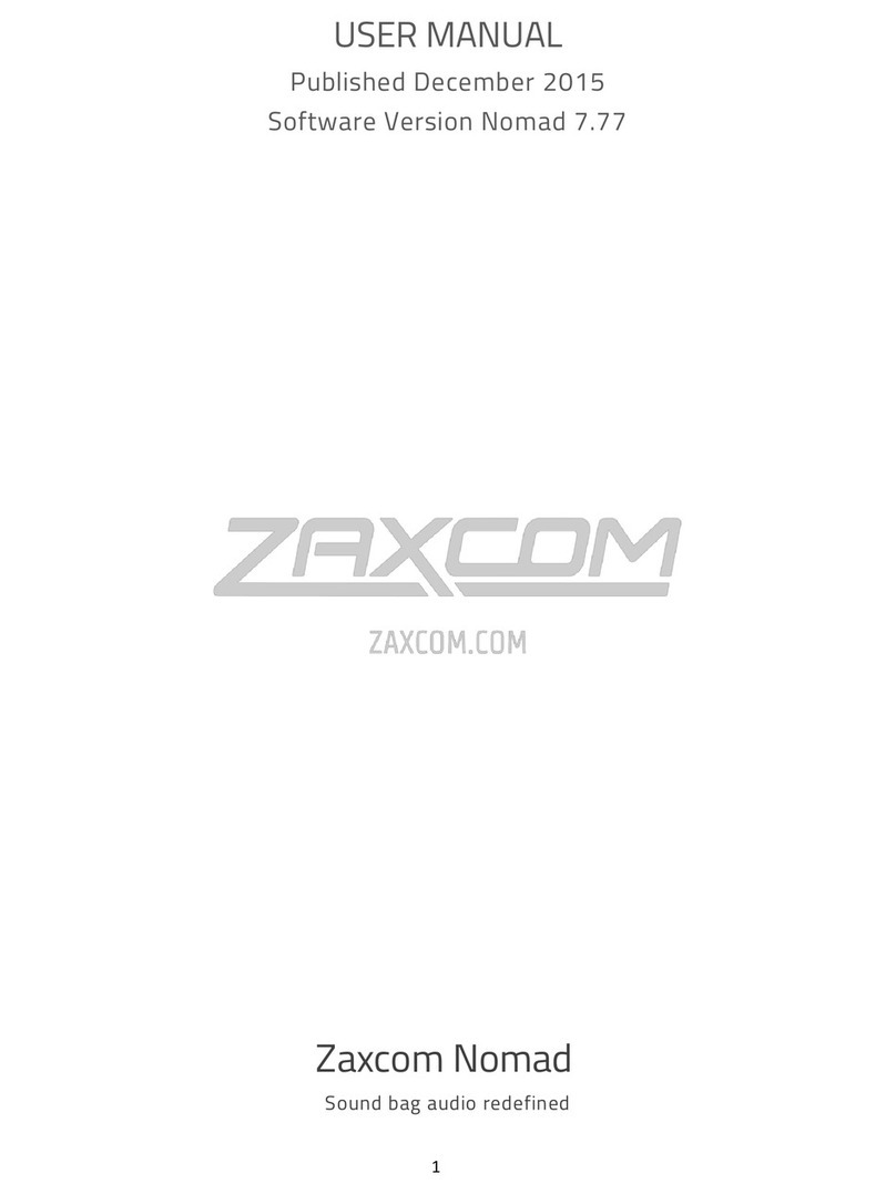 Zaxcom Nomand Manuel utilisateur