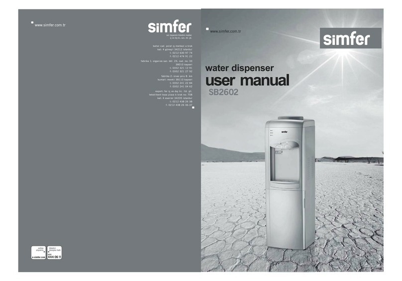Simfer SB2602 Manuel utilisateur