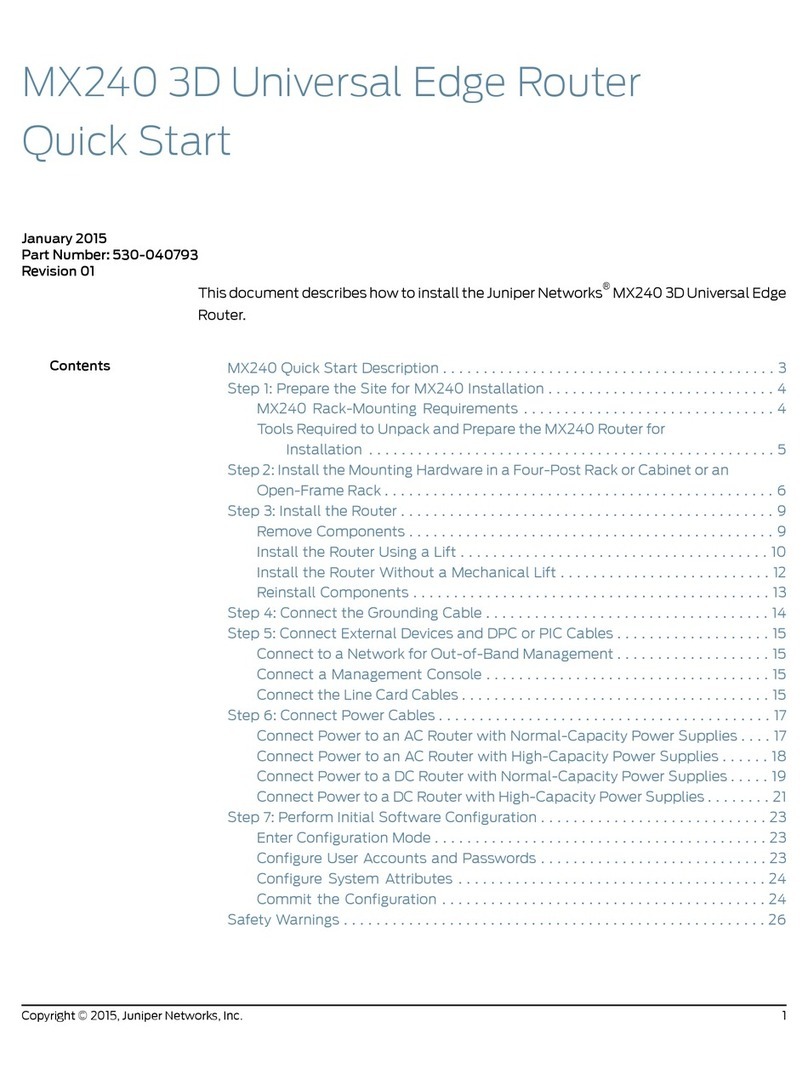 Juniper MX240 Manuel utilisateur