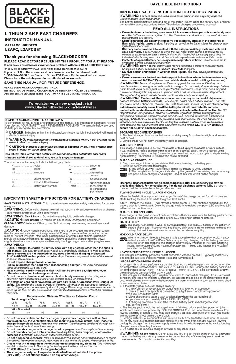 Black & Decker L2AFC Manuel utilisateur