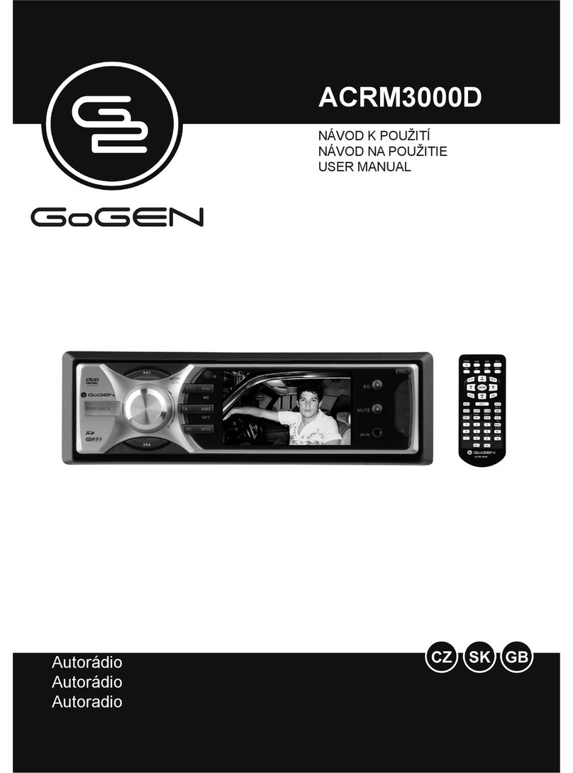 Gogen ACRM3000D Manuel utilisateur