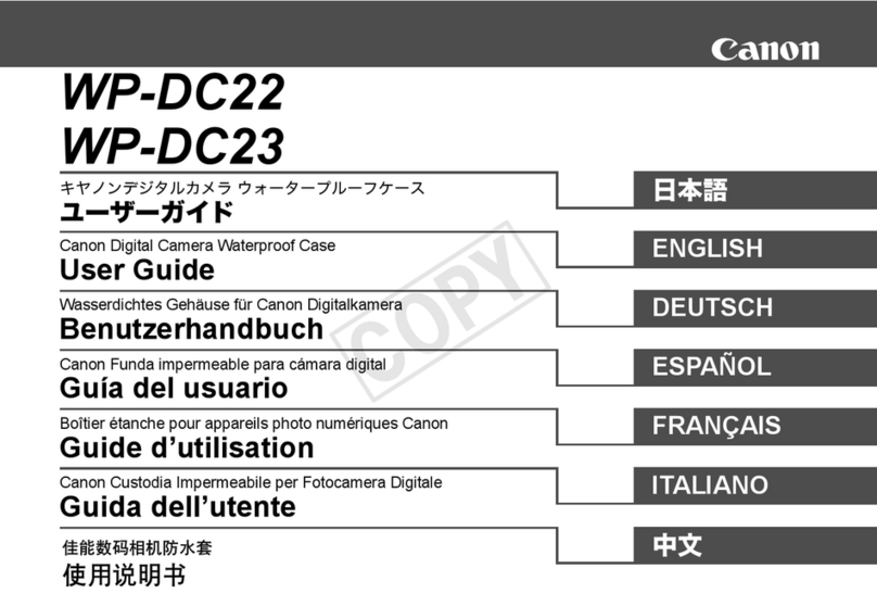 Canon WP-Dc22 Manuel utilisateur