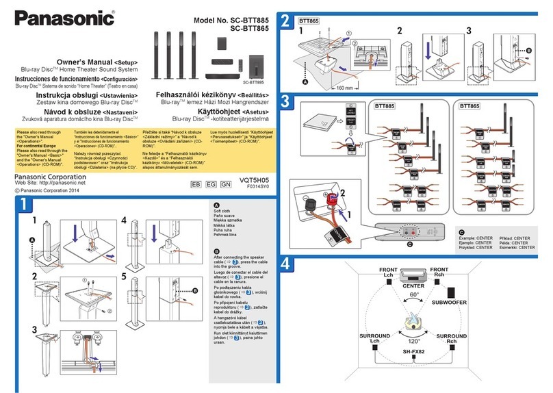 Panasonic SC-BTT885 Manuel utilisateur