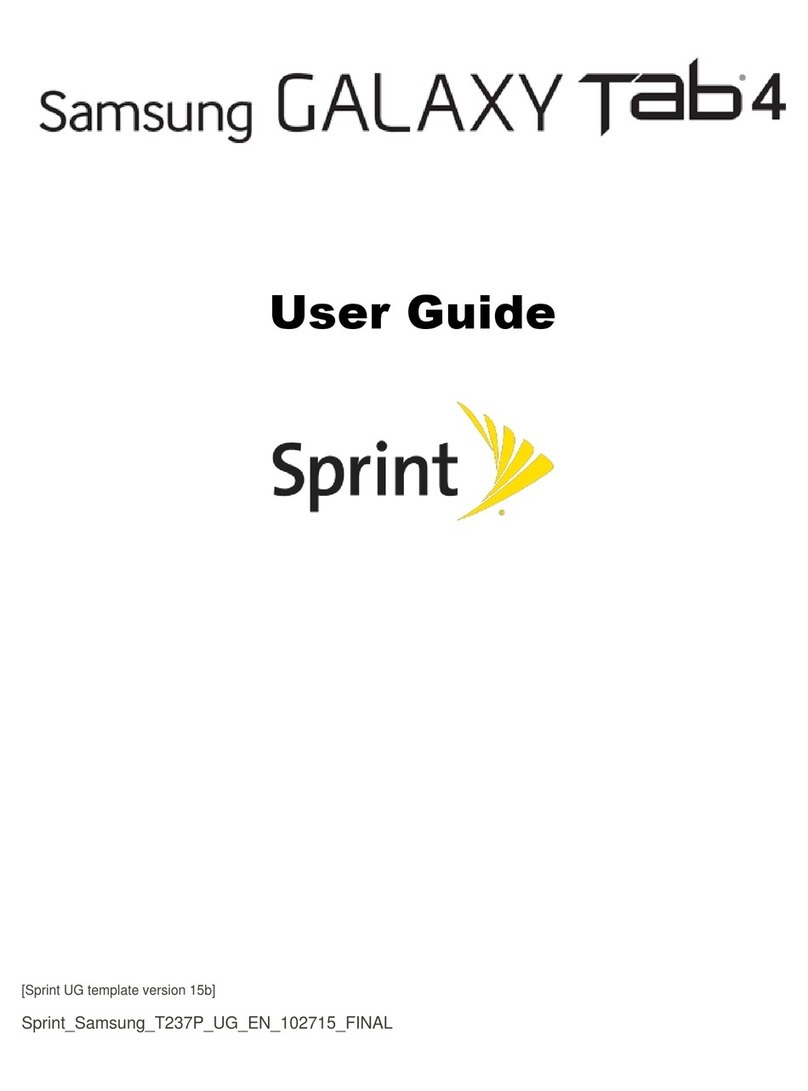 Samsung Galaxy TAB4 Manuel utilisateur