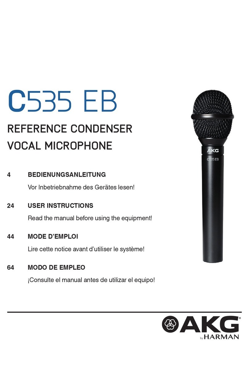 AKG C 535 EB Manuel utilisateur