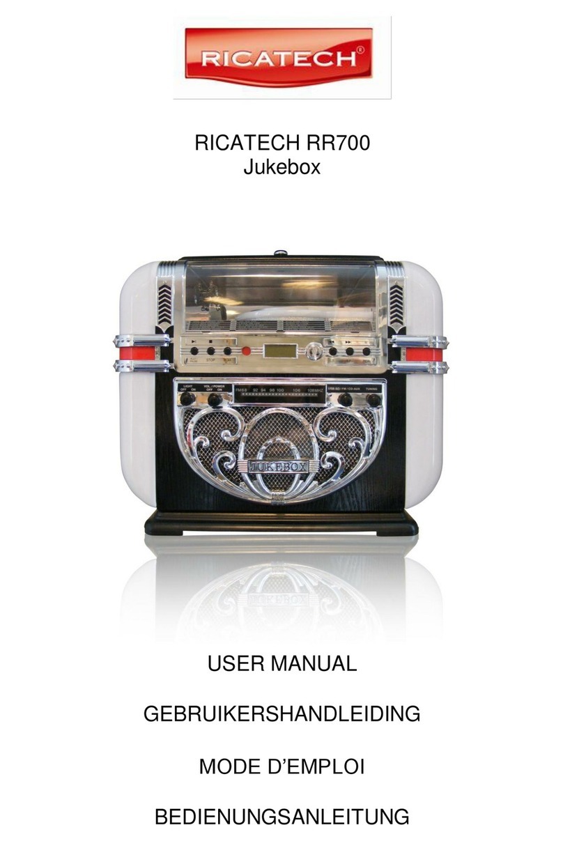 Ricatech RR700 Manuel utilisateur Ricatech RR700 Manuel utilisateur