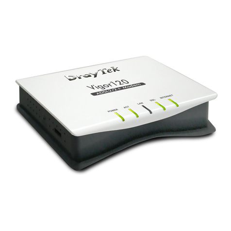 Draytek Vigor120 Series Manuel utilisateur