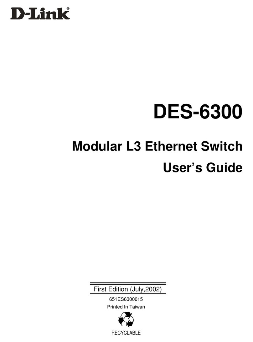 D-Link DES-6300 Manuel utilisateur