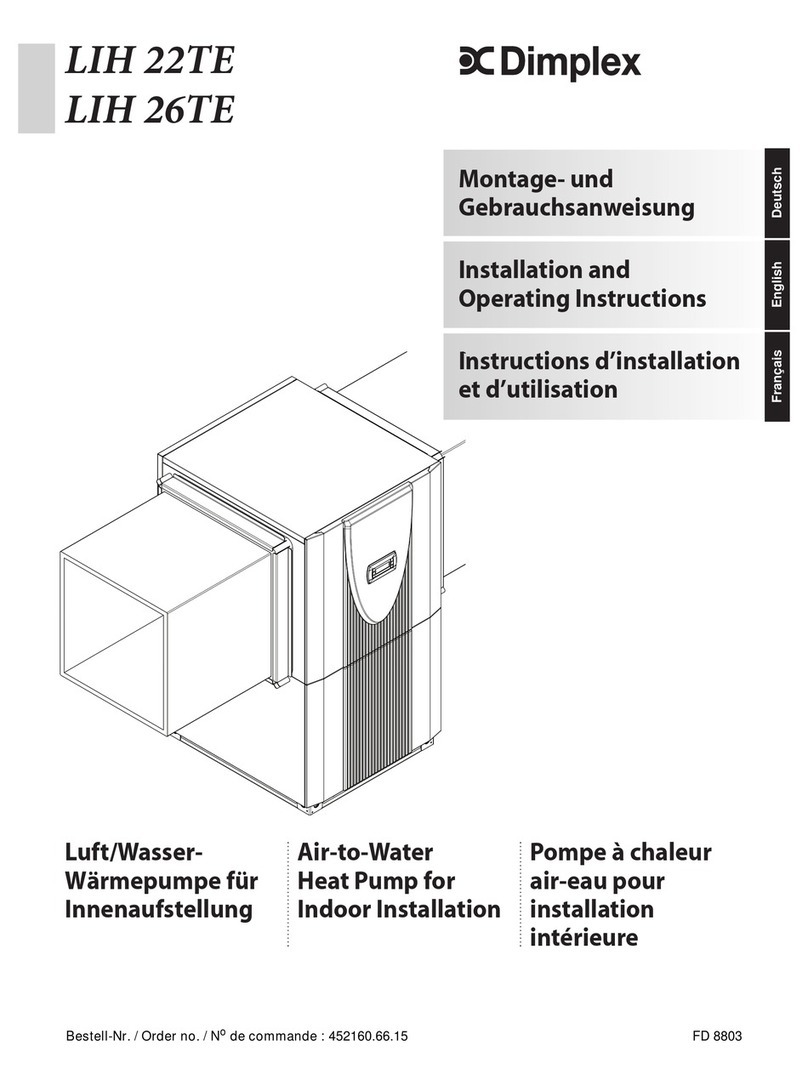 Dimplex LIH 22TE Manuel utilisateur