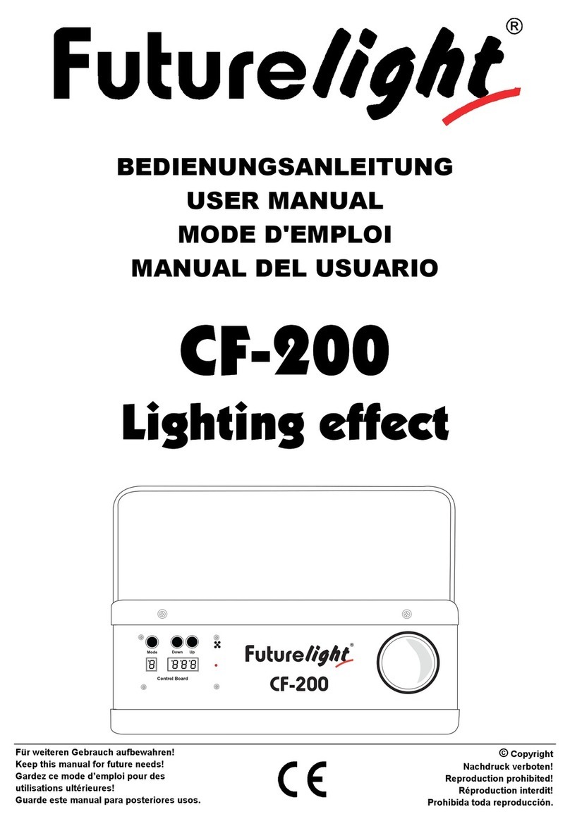 Future light CF-200 Lighting effect Manuel utilisateur