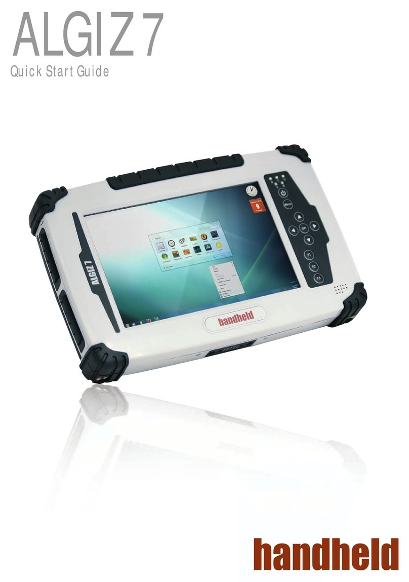 HandHeld ALGIZ 7 Manuel utilisateur HandHeld ALGIZ 7 Manuel utilisateur